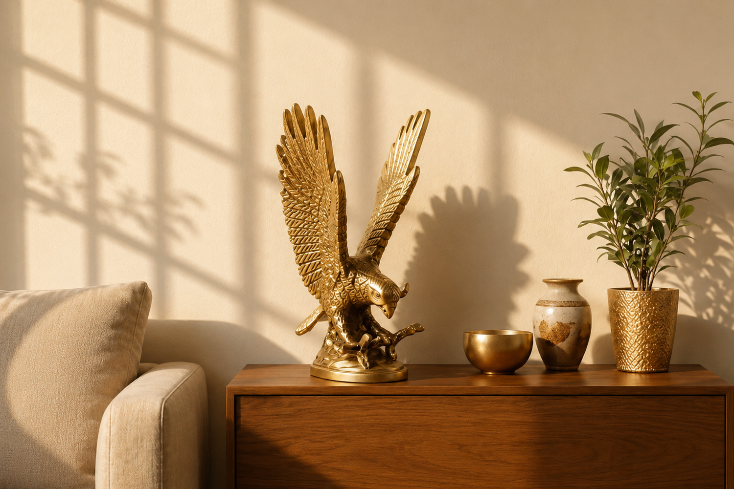 Brass Eagle: Meaning, Symbolism, Vastu Placement, Benefits & How to Use It