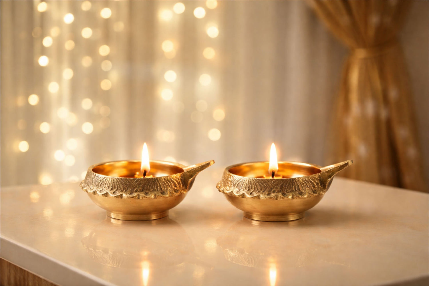 Why Brass Diya Is Auspicious for Festivals - SwastikKripa | Pure Brass Idols | Home Decor & Gifting | Free Shipping.