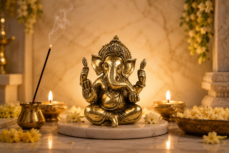 Pure Brass Ganesha Idol for Home Temple: How to Choose the Right One