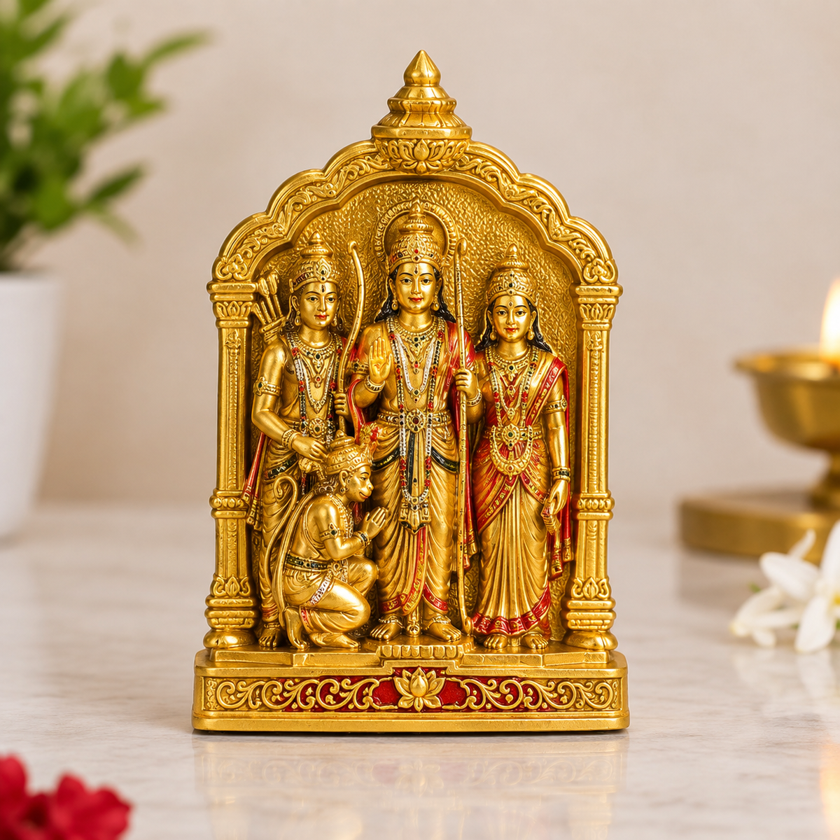 Ram Darbar Pocket Temple - Gold Coated (Testing Product)