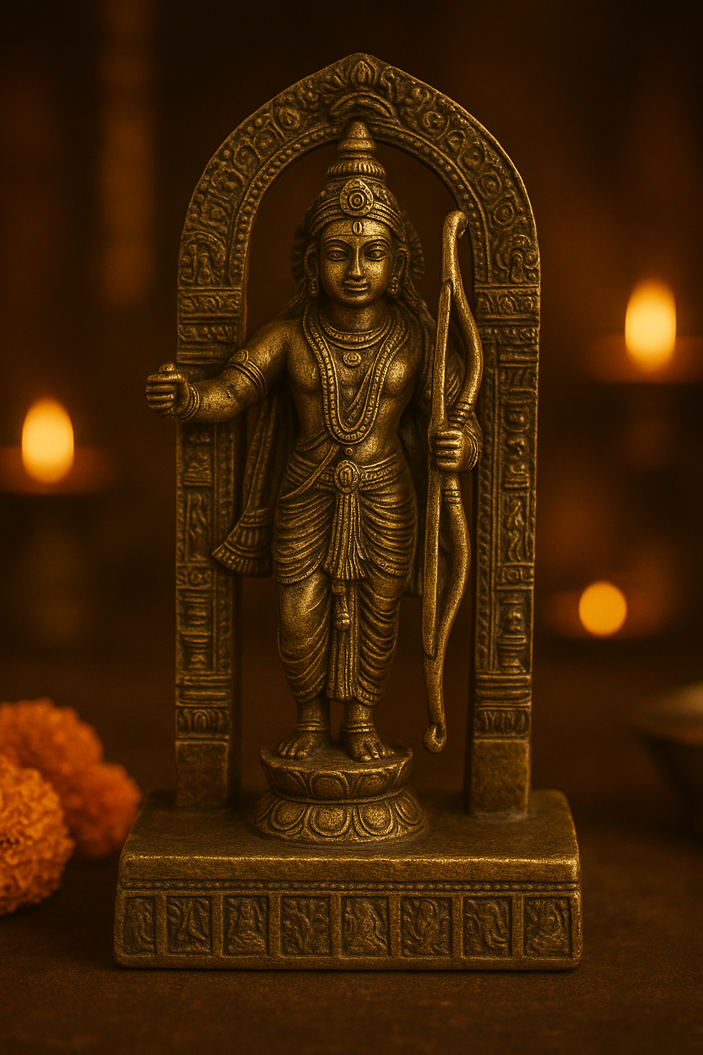 Sacred Brass Shri Ram Idol