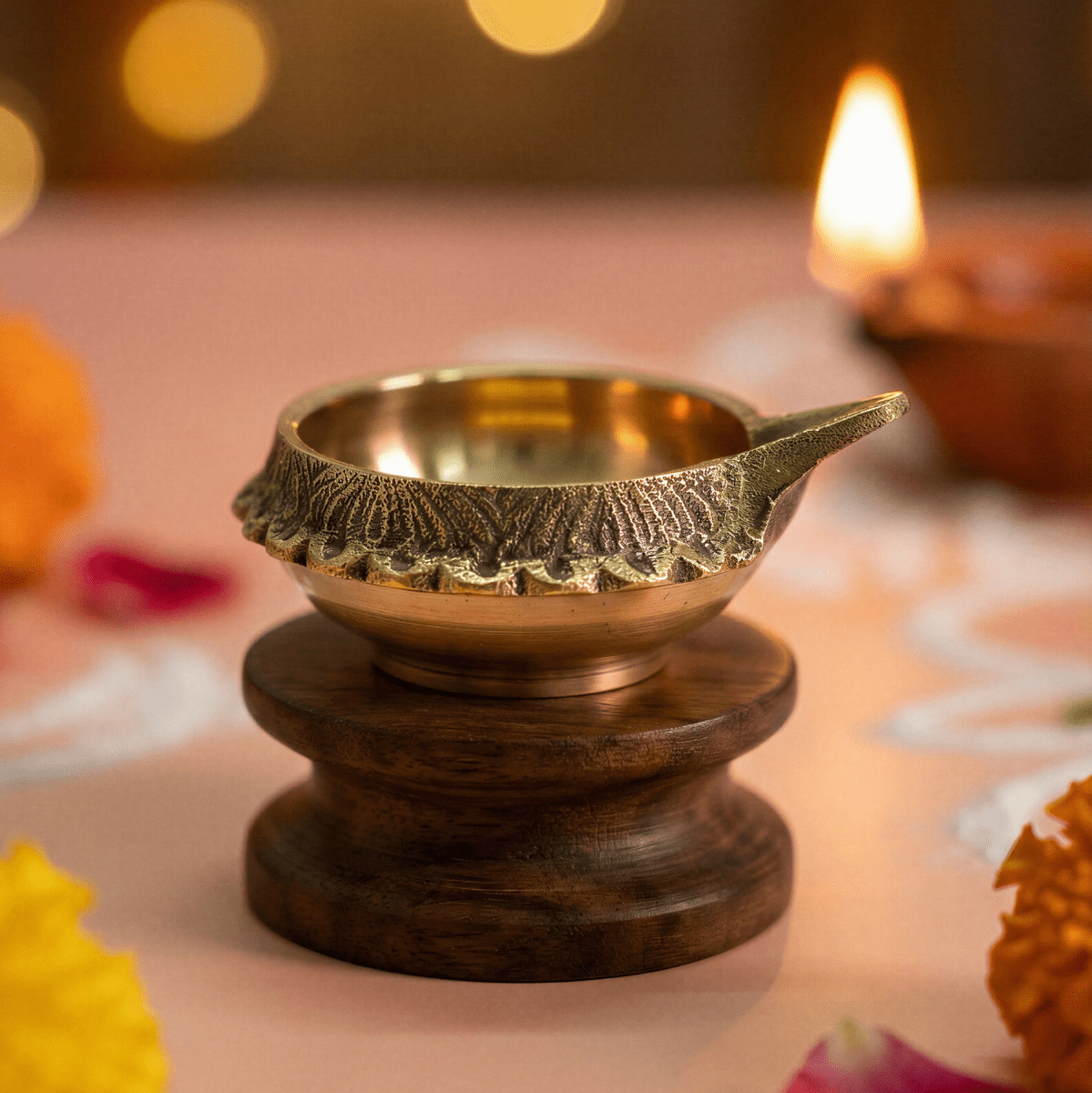 Kuber Deepak Set of 2 | Pure Brass Diya - SwastikKripa | Pure Brass Idols | Home Decor & Gifting | Free Shipping.