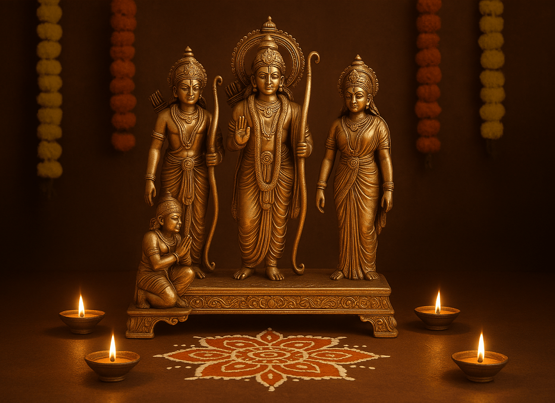 Timeless Devotion: Why the Ram Darbar Brass Idol Belongs in Every Home - SwastikKripa | Pure Brass Idols | Home Decor & Gifting | Free Shipping.