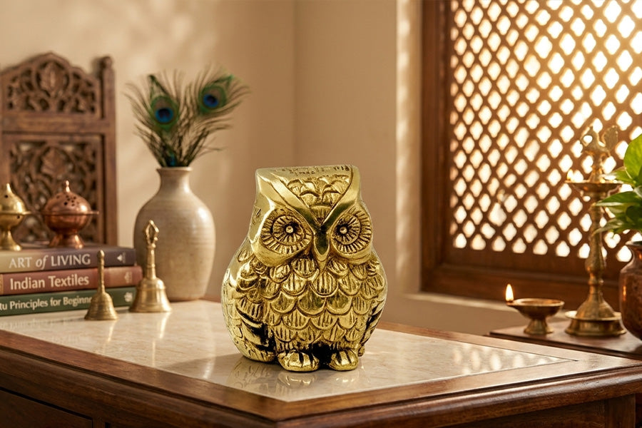 Brass Owl Figurine India: Meaning, Vastu Placement & Buying Guide