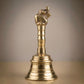 Nandi Bell Pure Brass  – Handcrafted Pooja Ghanti for Temple Rituals