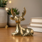 Deer Figurine – Pure Brass - Handcrafted Brass Deer for Home Decor