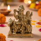 Pure Brass Shiv Parivar Idol | For Home Temple & Gifting