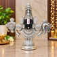 Tirupati Balaji Face Idol | Lord Venkateswara Murti for Car, Mandir & Desk Pure 999 Silver Plated