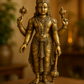 Antique Brass Lord Vishnu Idol – Preserver of Balance & Cosmic Order