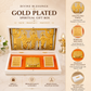 Ram Darbar Pocket Temple | Portable Mandir with Lord Ram, Sita, Lakshman & Hanuman | Pure Gold Plated