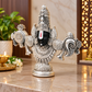 Tirupati Balaji Face Idol | Lord Venkateswara Murti for Car, Mandir & Desk Pure 999 Silver Plated