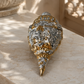 Lord Ganesha Shankh (Conch) - Pure Gold Plated (5 Inch)