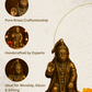 Seated Bajrangbali Brass Idol