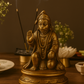 Seated Bajrangbali Brass Idol