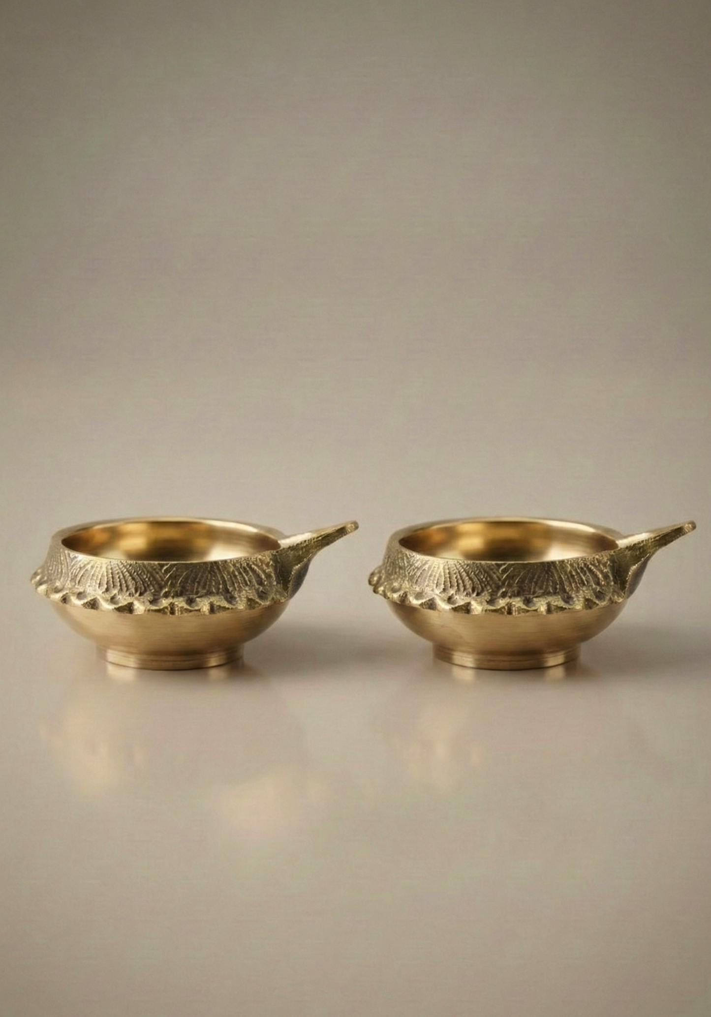 Kuber Deepak Set of 2 | Pure Brass Diya for Wealth, Prosperity & Pooja