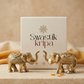 Gaja Brass Elephant Duo | Handcrafted Decor for Prosperity & Gifting